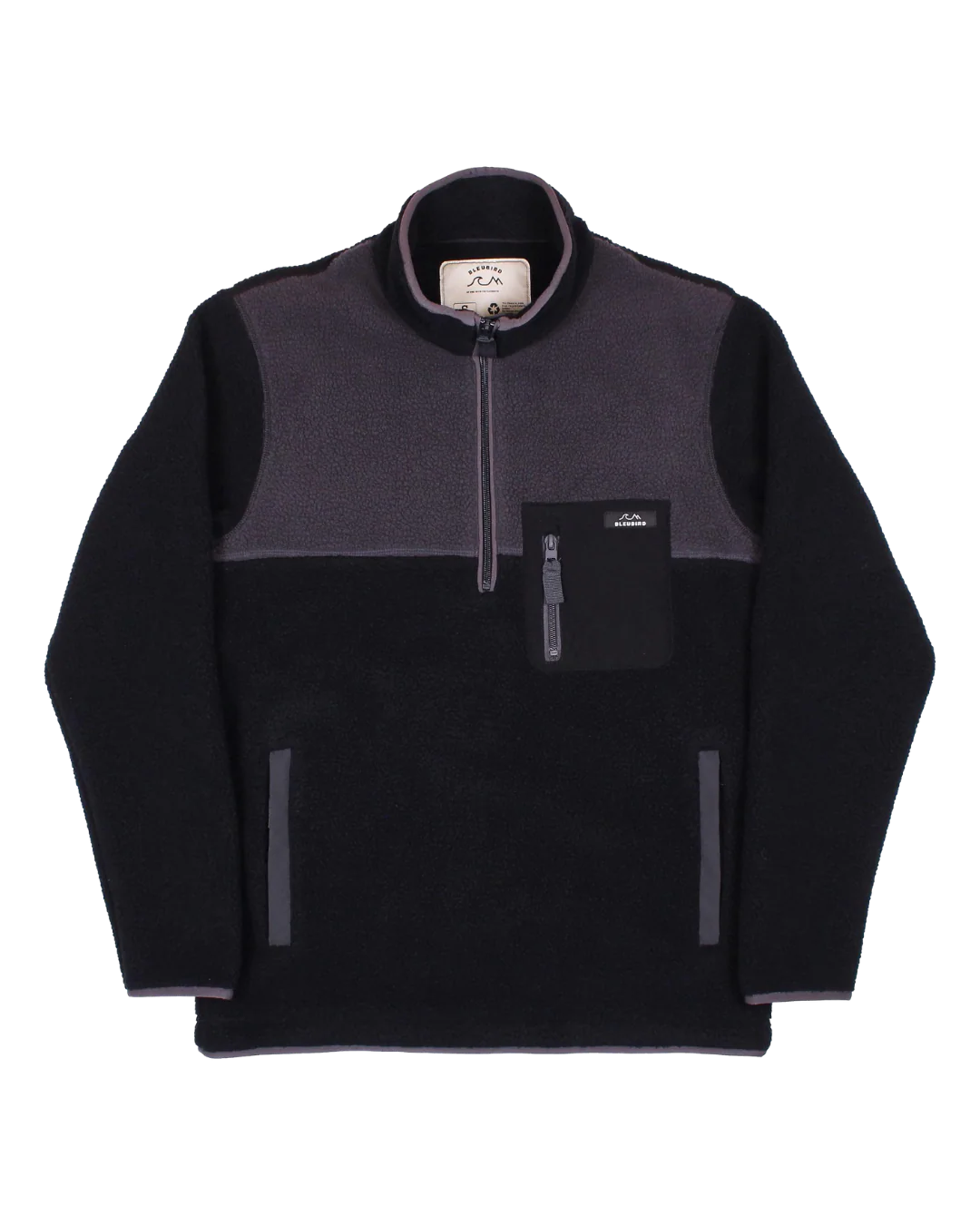 Bleubird Polar Fleece - Charcoal