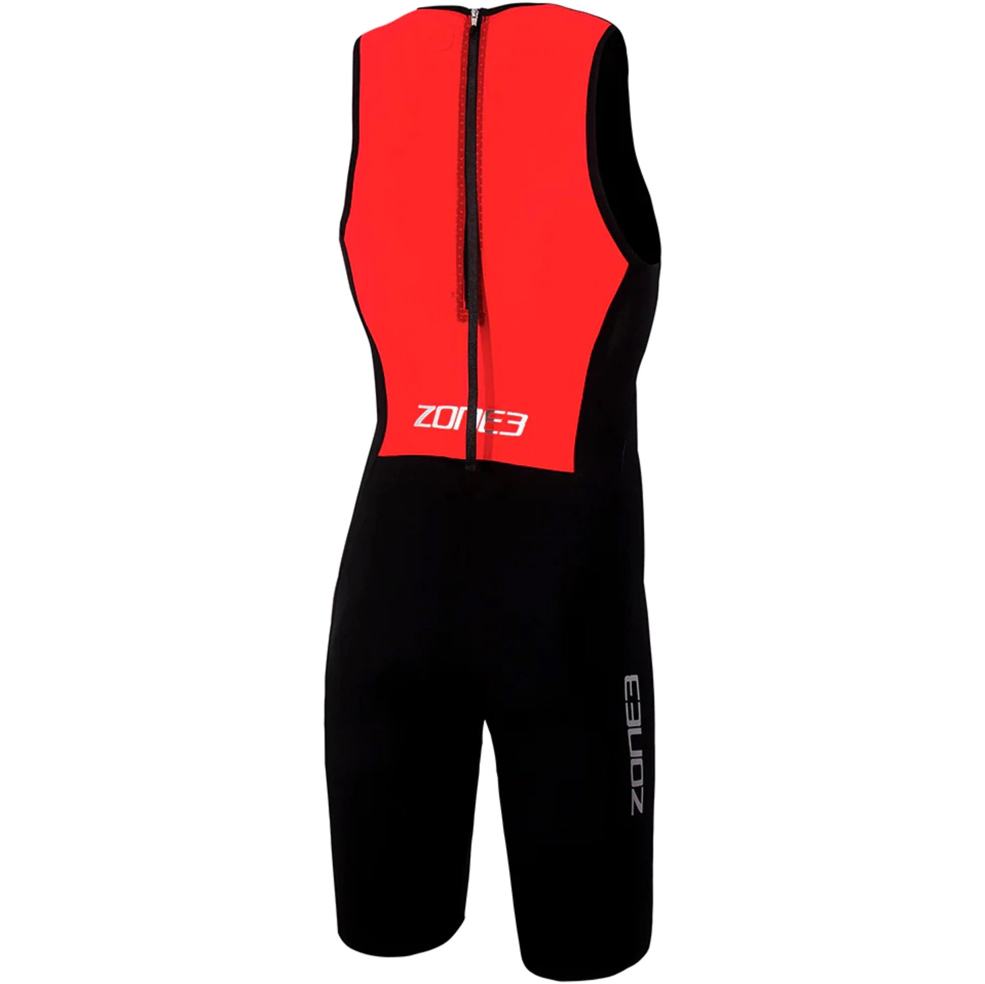 Streamline Back Zip Sleeveless Shorty Swimskin - Mens
