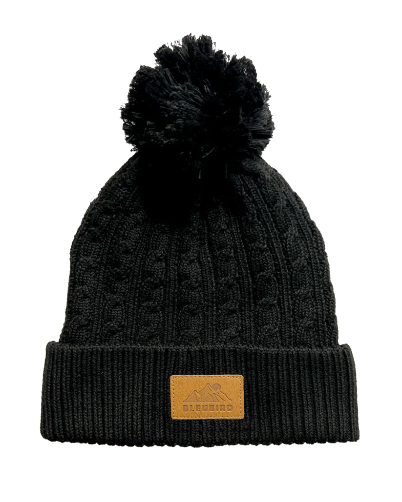 Black bobble hat by Bleubird