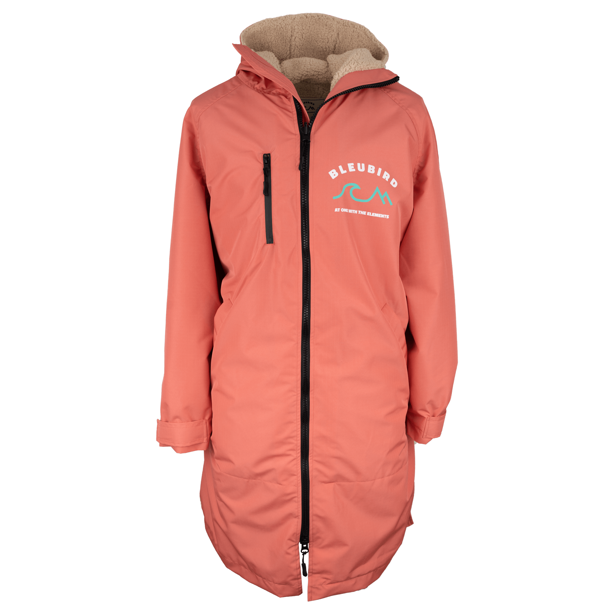 Bleubird Nordic Changing Robe In Coral