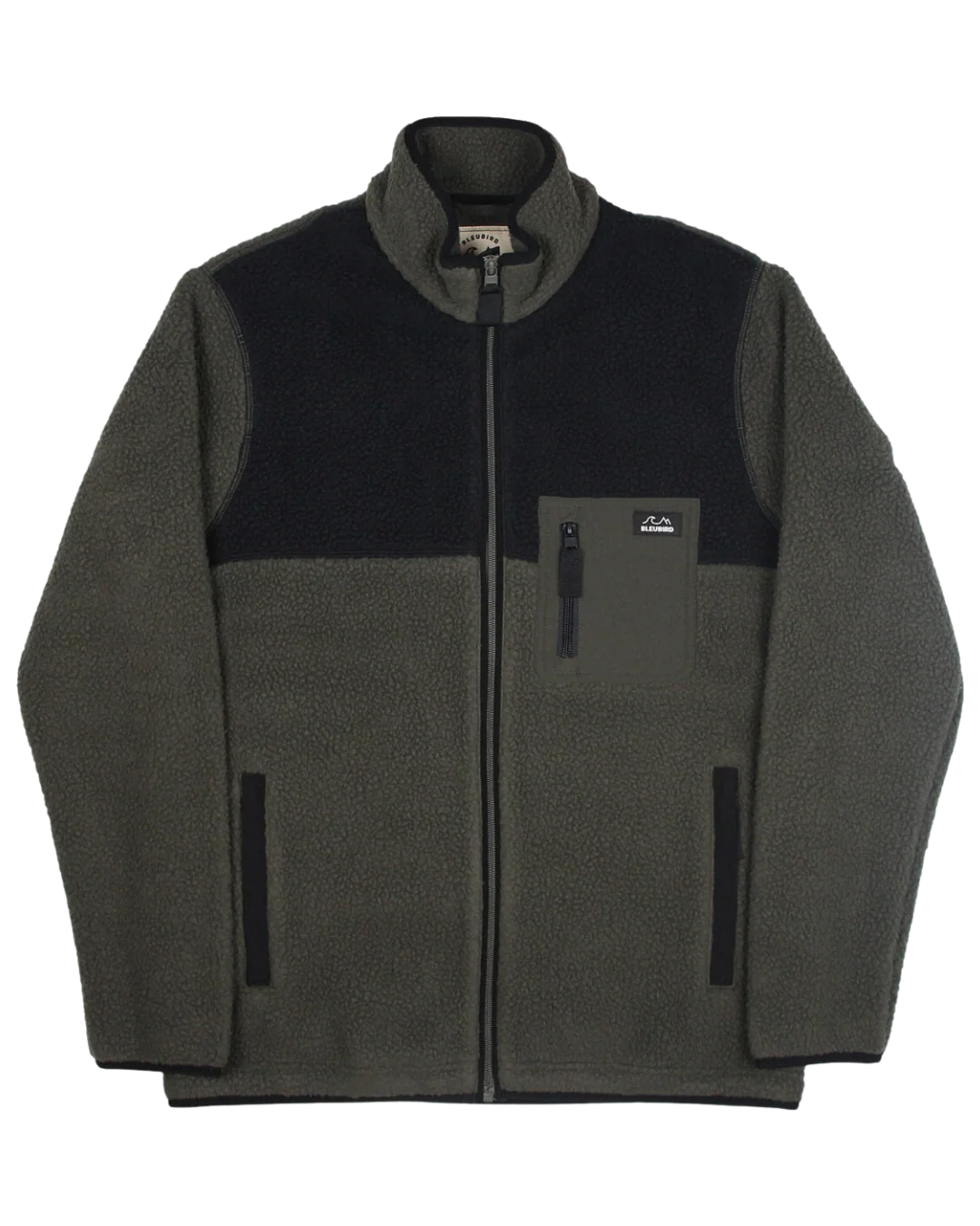 Bleubird Polar Fleece - Full Zip Forest