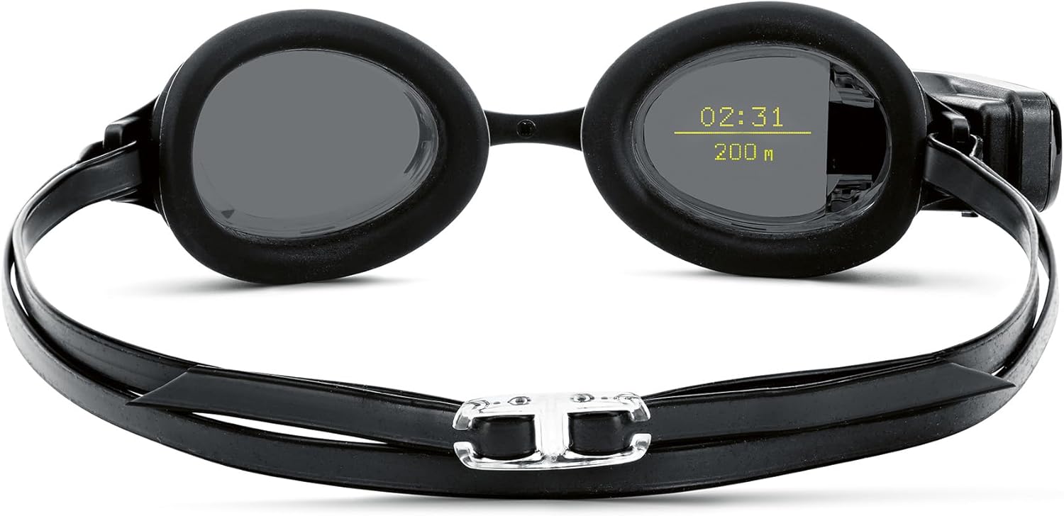 Form smart swimming goggles original. Heads up display swim goggles.