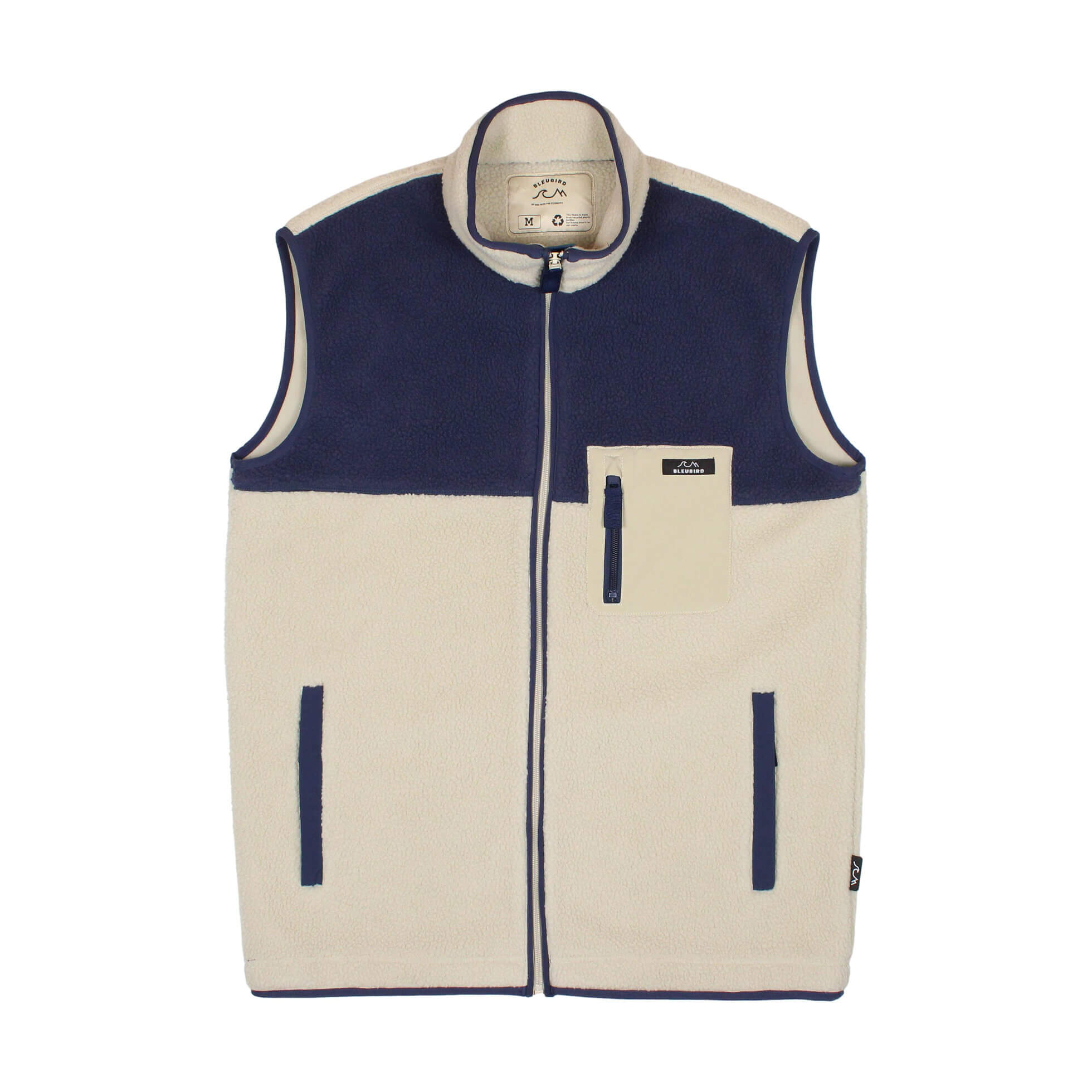 Polar Fleece Gilet - Beige