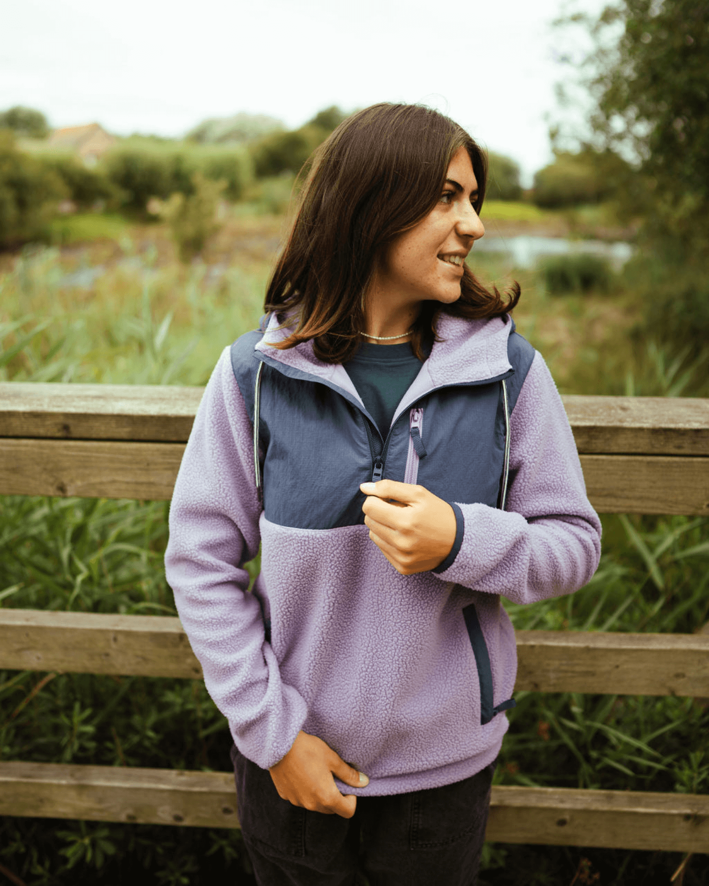 Polar Hybrid Fleece - Lavender