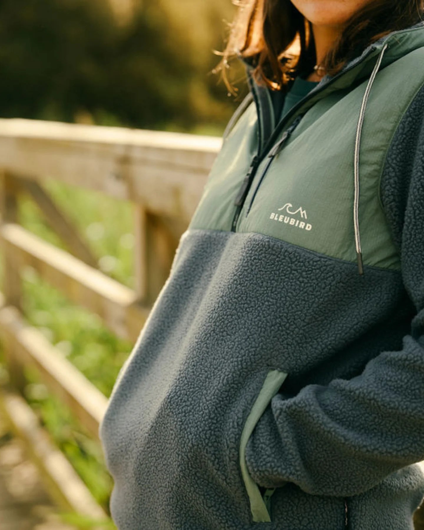 Polar Hybrid Fleece - Denim