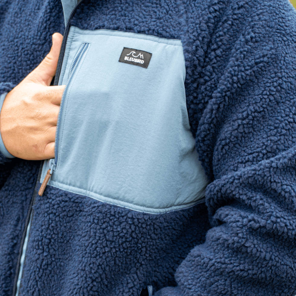Sherpa Fleece - Navy