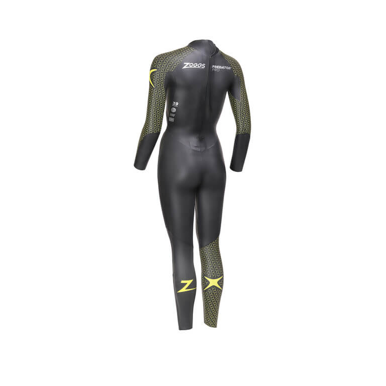 Predator pro women's wetsuit for triathlon and open water swimming.