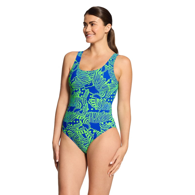 Scoopback thermal swimming costume for open water swimming.