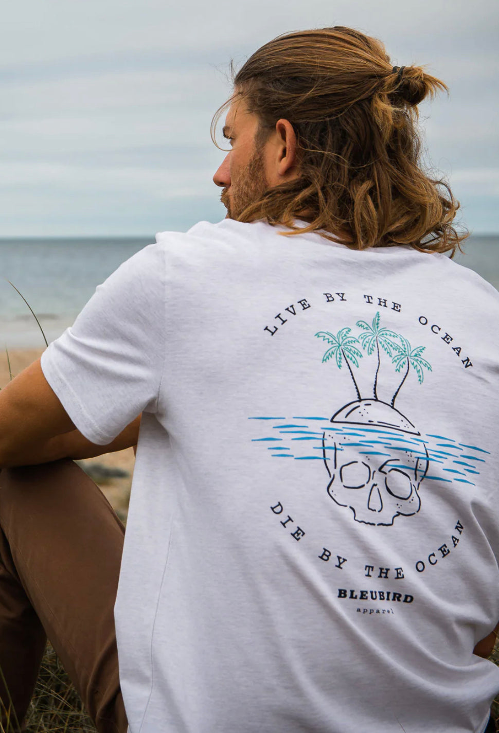 Island T-shirt - Bleubird