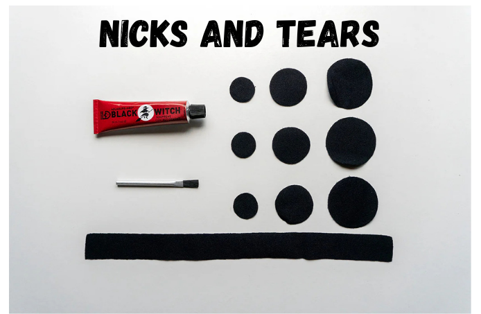 Wetsuit Repair - Nicks and Tears