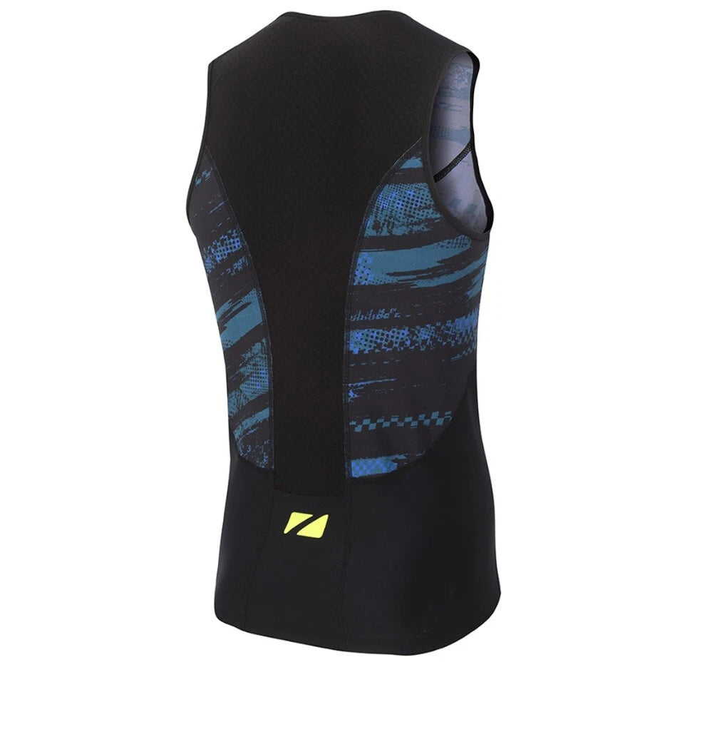 Men's Activate Plus Sleeveless Tri Top - Stealth Camo
