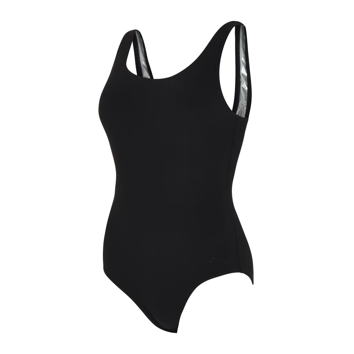 Silver Lined Black Open Water Scoopback