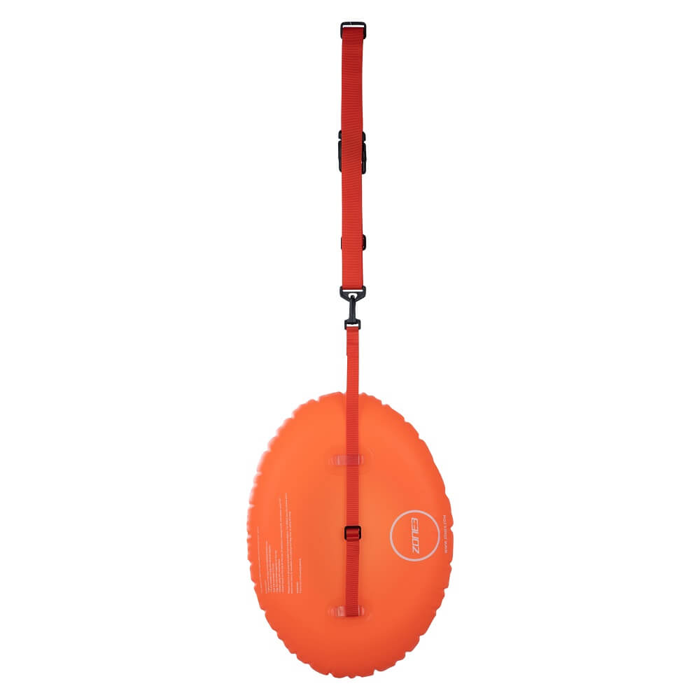 Swim Safety Buoy / Dry Bag Donut - High Vis Orange