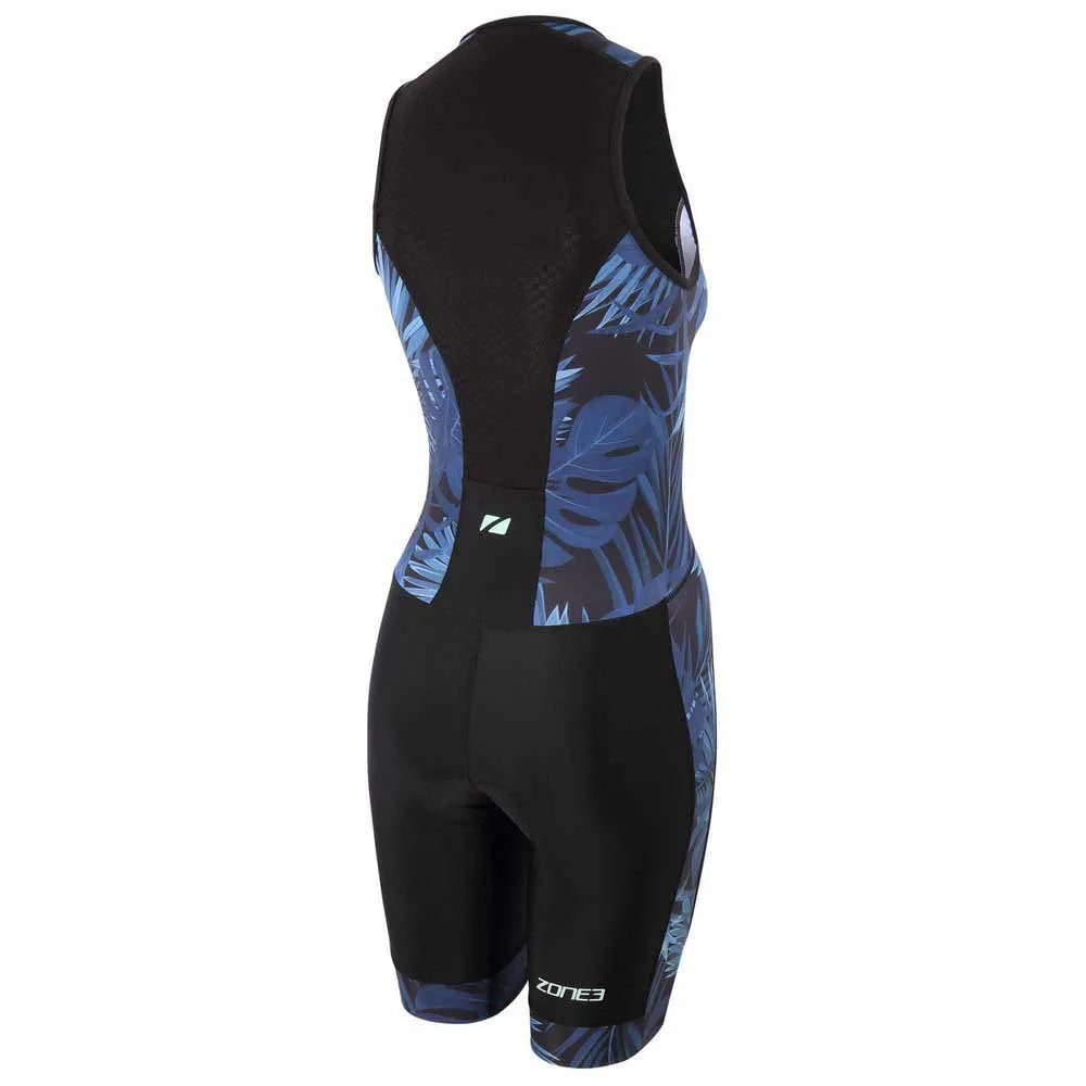 Activate Plus Tropical Palm Sleeveless Trisuit - Womens