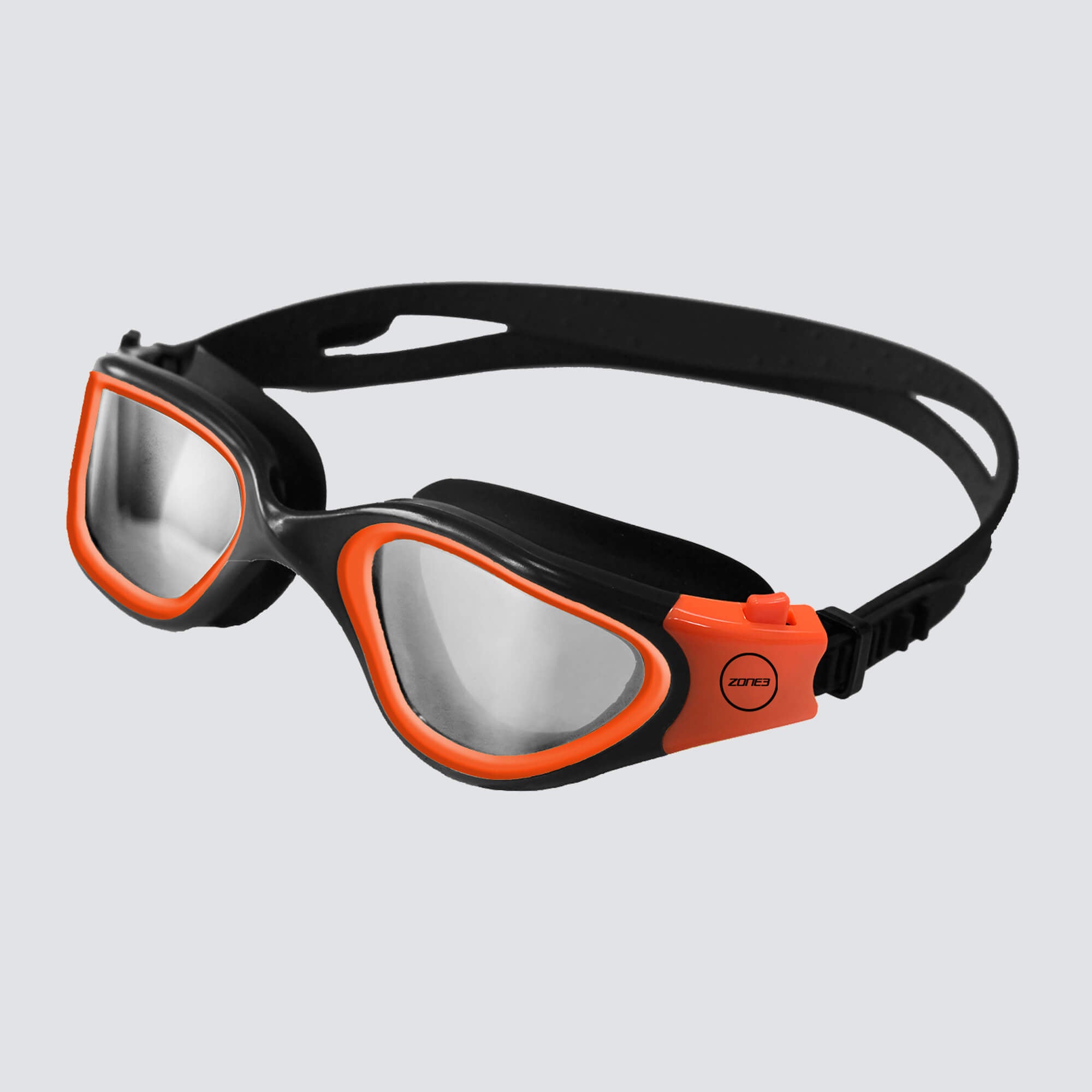 Zone3 vapour swim goggles, photochromatic black and orange