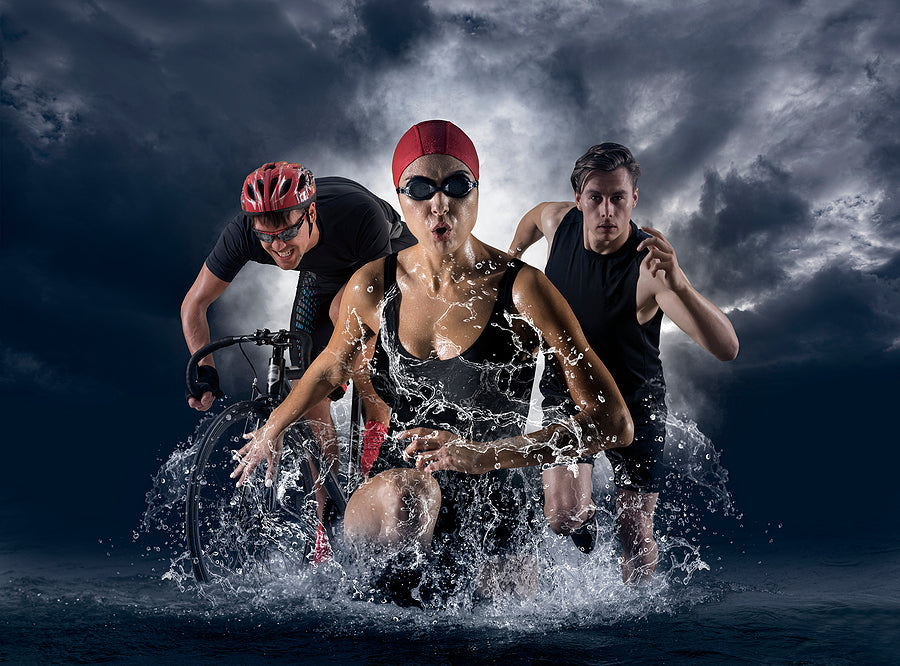 Triathlon-sport-collage-Man
