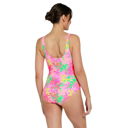 Undersea Magic Pink Scoopback - Silver Lined Thermal Swimsuit