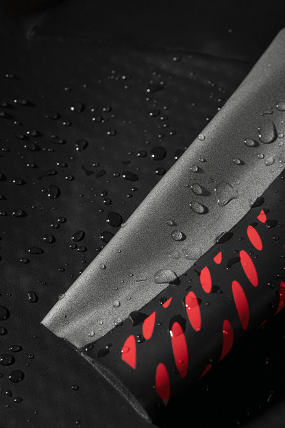 Close up showing the cuffs of the orca apex float wetsuit