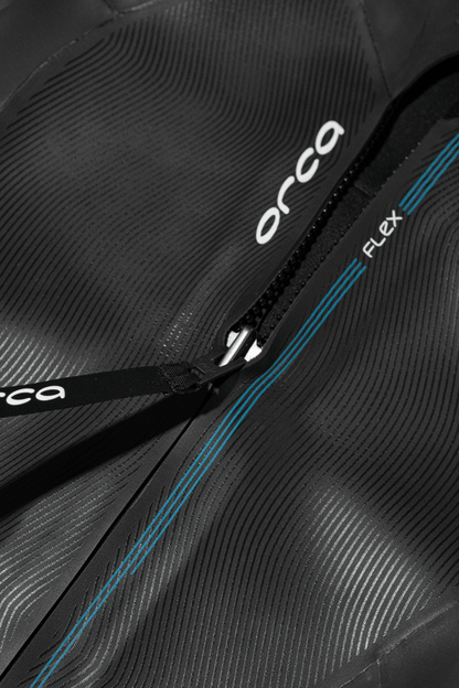 Orca Athlex Flex V2 women’s wetsuit – low thickness upper, medium thickness legs for freedom.