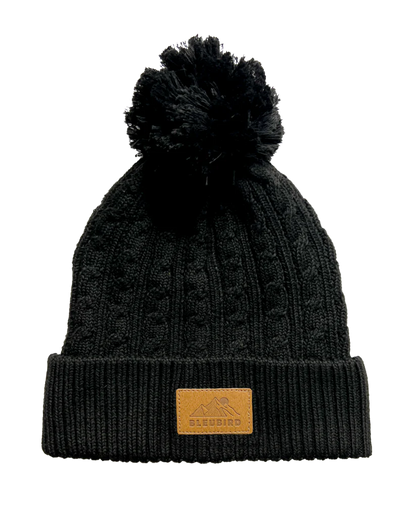 Black bobble hat by Bleubird 