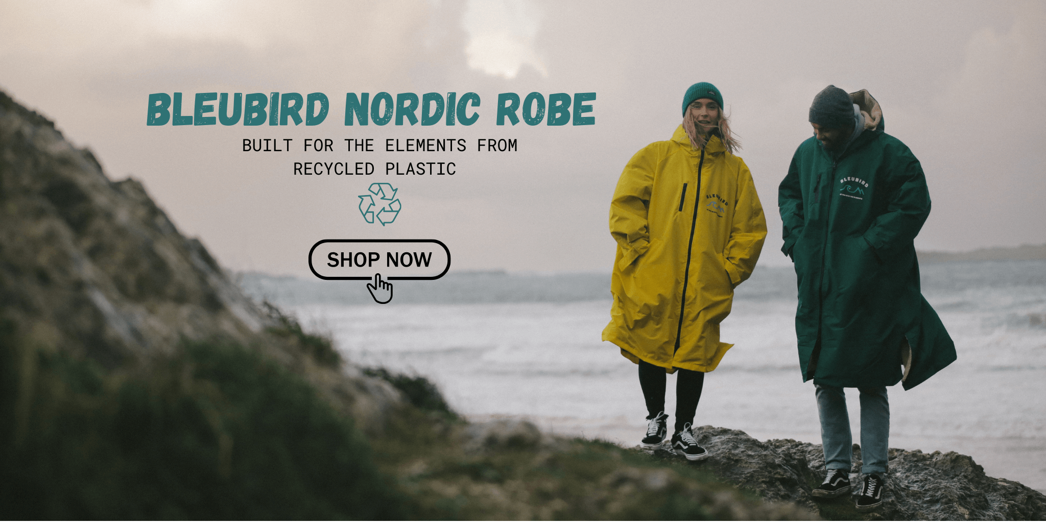 Bleubird Dry robes designed for open water swimming and surfing 