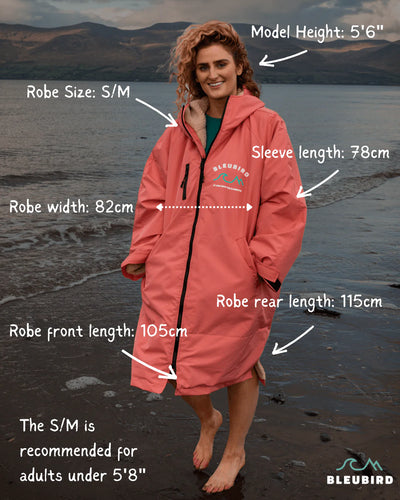 Bleubird Nordic Robe Changing Robe - Navy