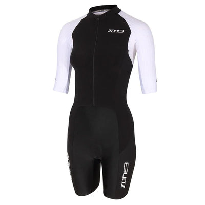 Women's Lava Long Distance Full Zip Short Sleeve Trisuit
