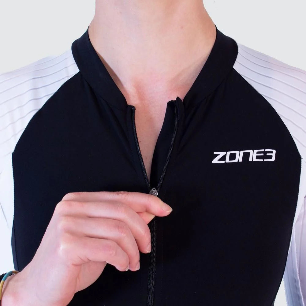Women's Lava Long Distance Full Zip Short Sleeve Trisuit