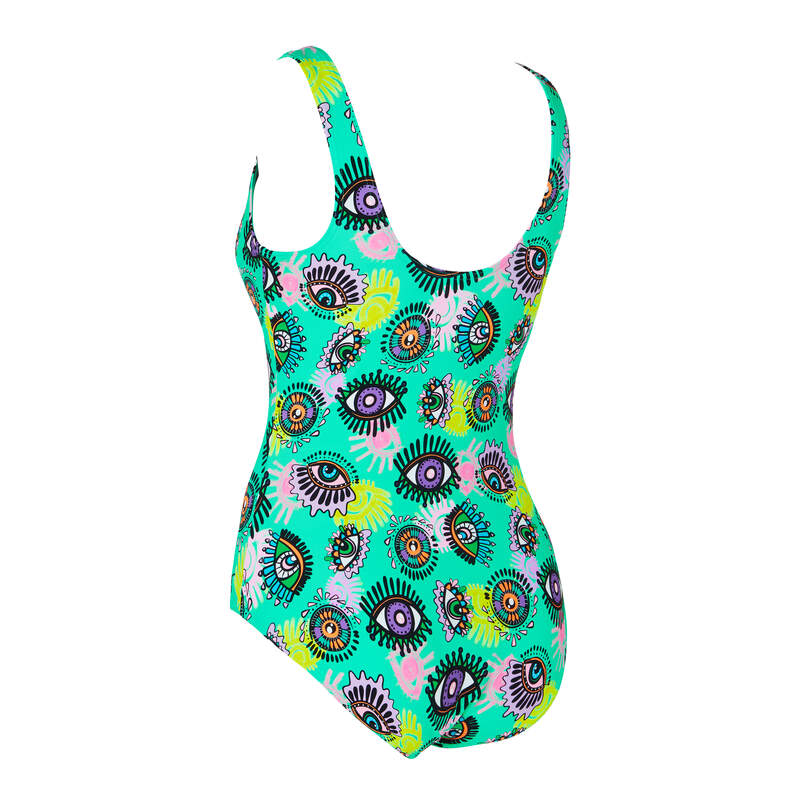 Scoopback eco feel thermal swim costume by Zoggs