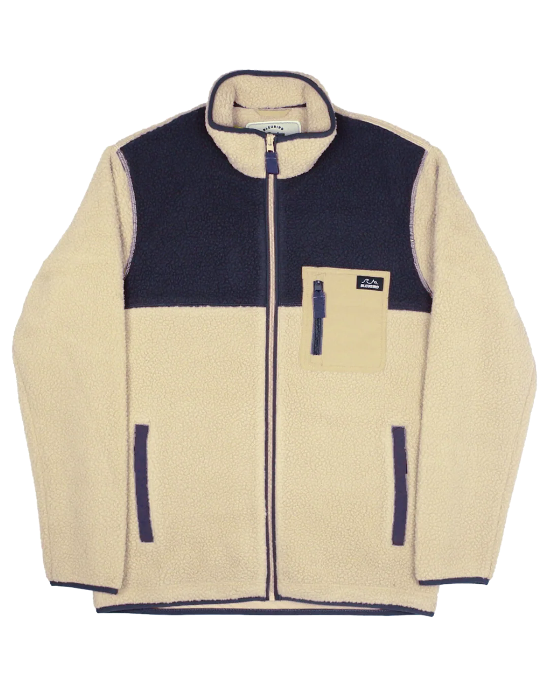 Polar Full Zip Fleece - Beige