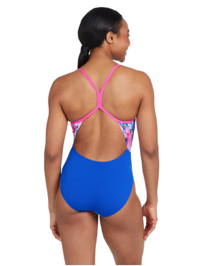Graffitti Rose Sprintback Swimming Costume