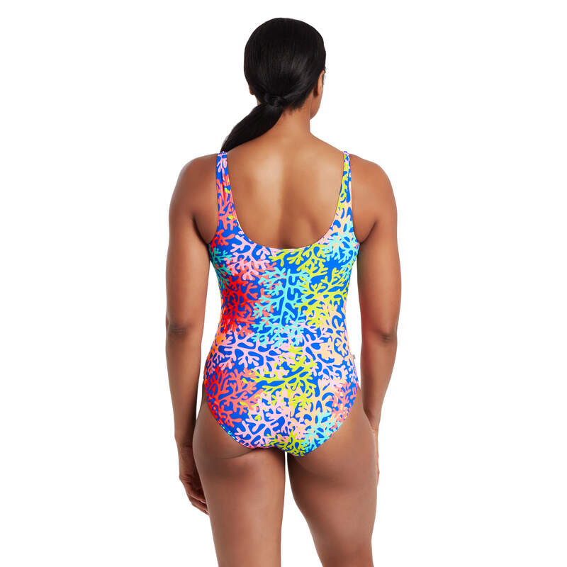 Zoggs scoopback thermal swimming costume.