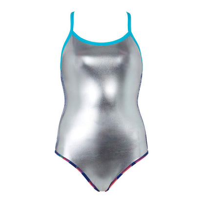 Women’s Zoggs Divine Strikeback swimsuit – EcoFeel fabric, quick-drying and thermal swimwear for regular training sessions.