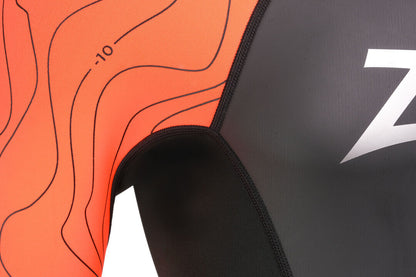 Double Stitched mens wetsuit for great flexibility when open water swimming