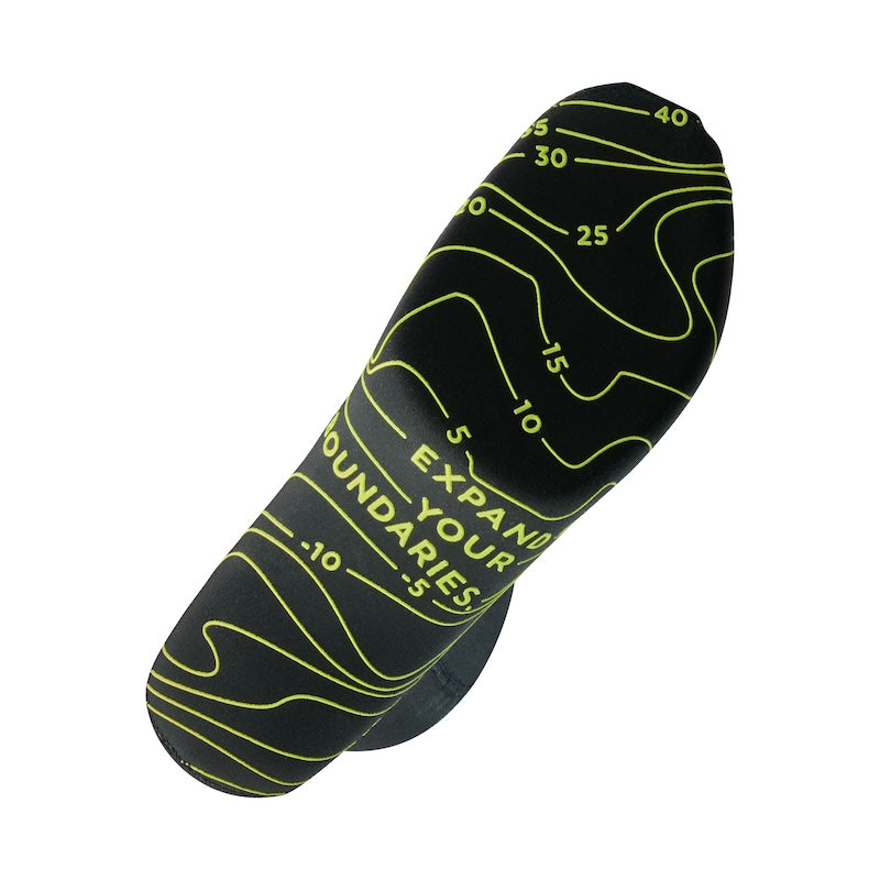 Black and yellow thermal swimming socks by Zoggs