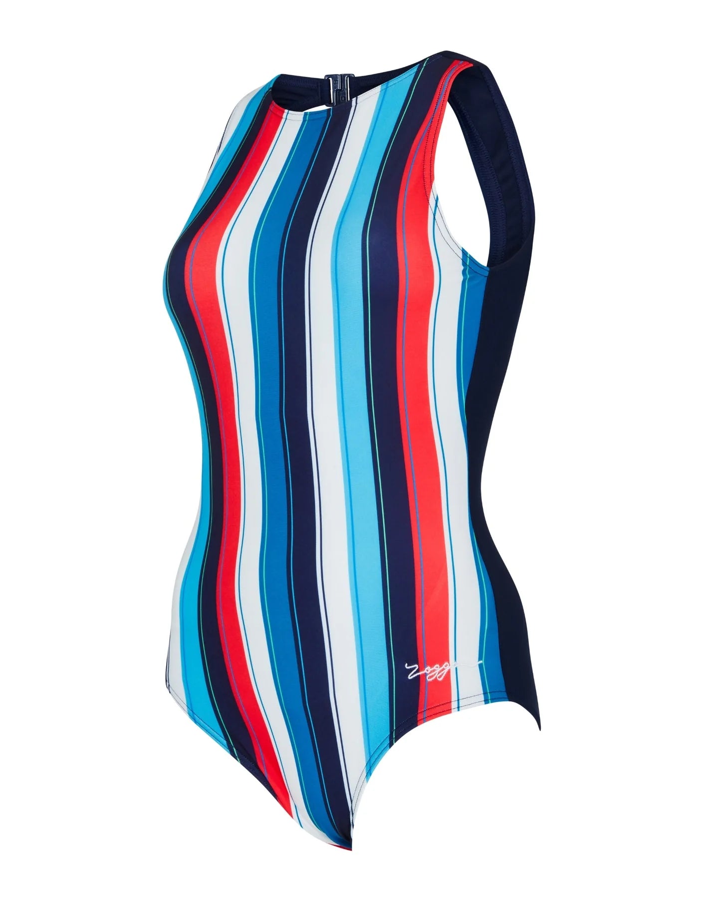 Zoggs Seamarine Hi Front One Piece Swim Costume