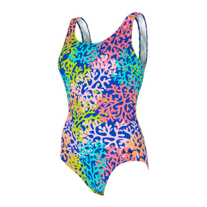 Sea Change pattern thermal swimsuit by Zoggs
