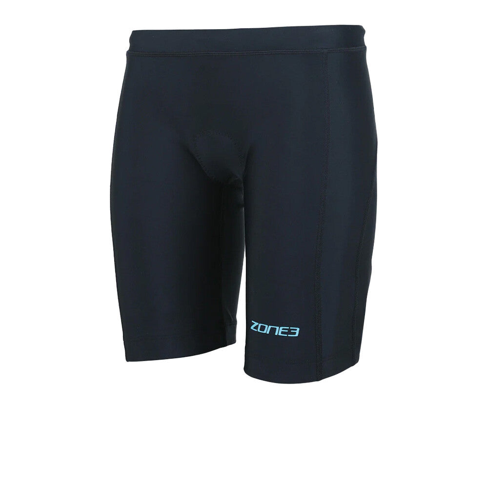 Zone3 womens activate trishorts in black and blue.