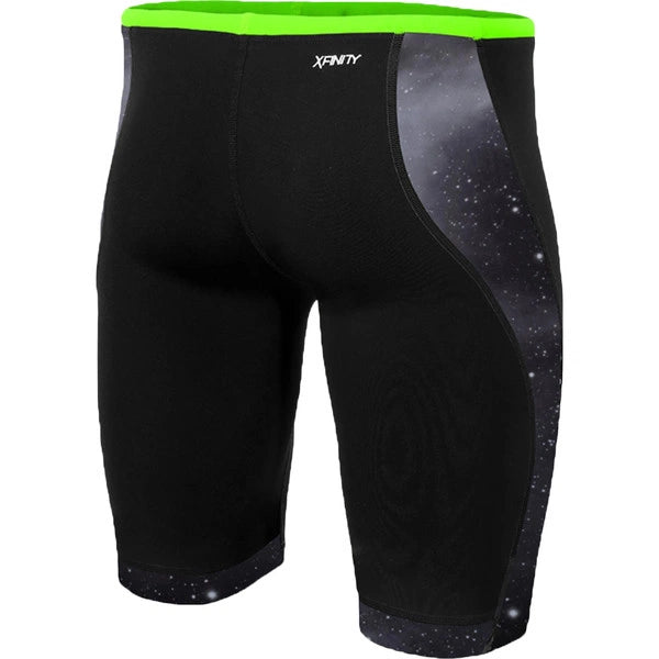 Zone 3 Mens Cosmic Jammers - Grey/Fluro Yellow