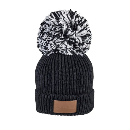 Swimbler Black Ice Waterproof Bobble Hat