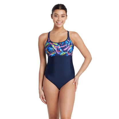 Neon Crystal Multiway Swimming Costume