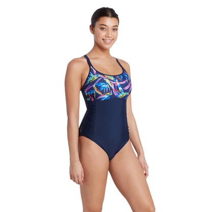 Neon Crystal Multiway Swimming Costume