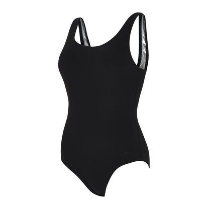 Silver Lined Black Open Water Scoopback