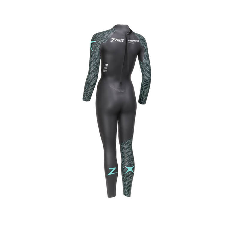 Back of wetsuit