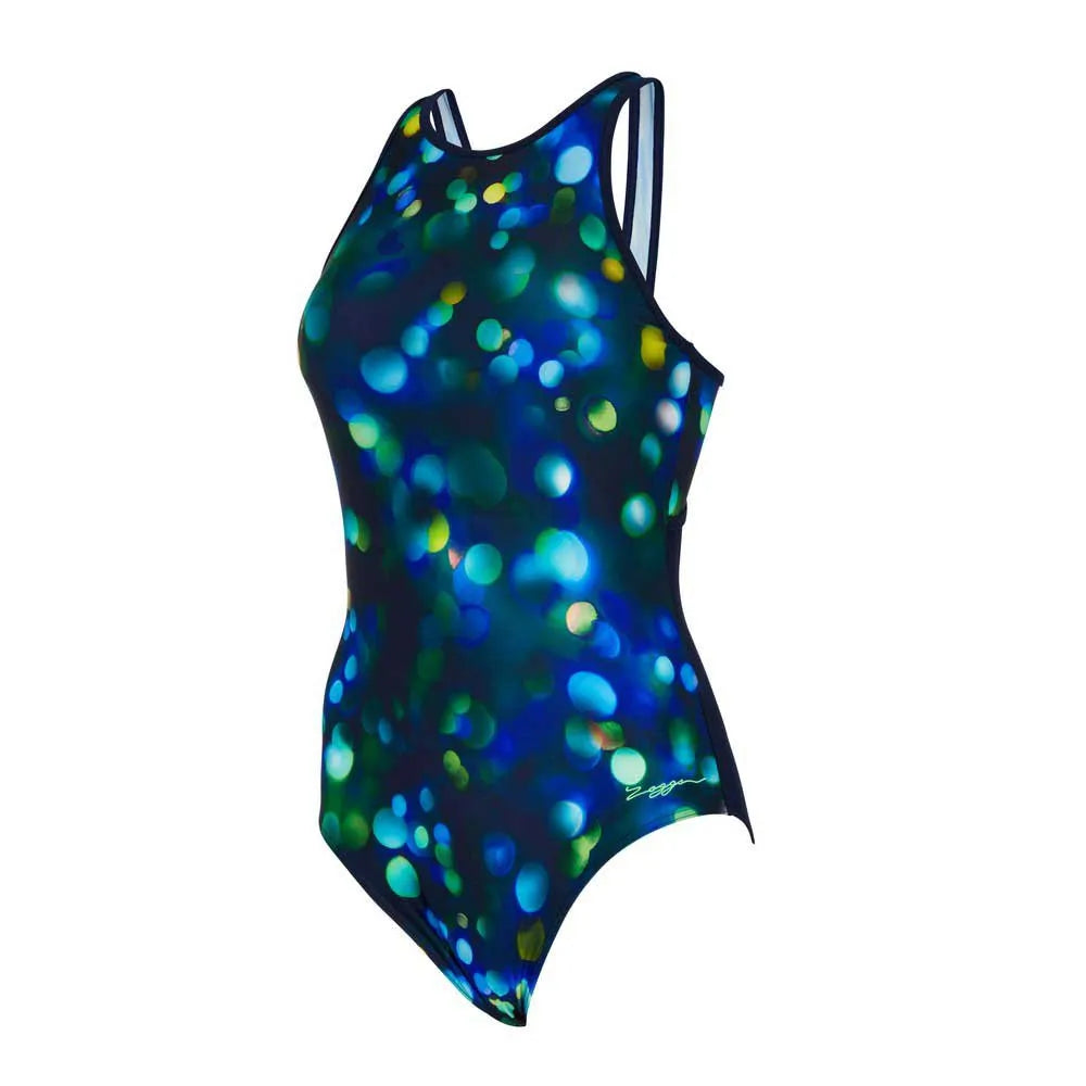 Zoggs Purity Hi Crossback One Piece Swim Costume