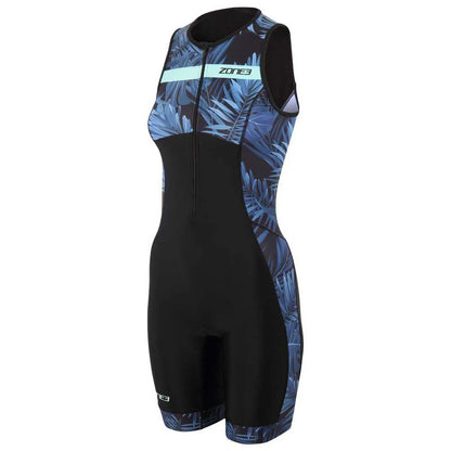 Activate Plus Tropical Palm Sleeveless Trisuit - Womens