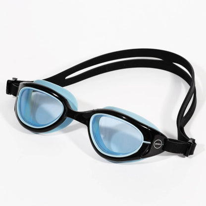 Blue and clear Zone3 Attack swimming goggles 